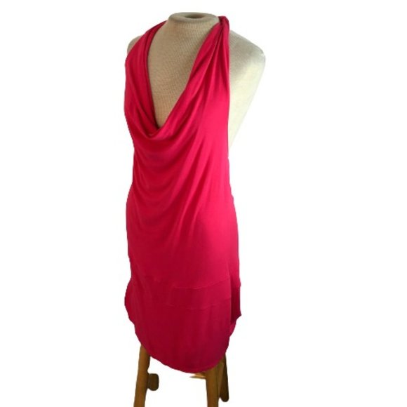 Calvin Klein Dresses & Skirts - Calvin Klein Swimwear Halter Knit Dress Fuchsia